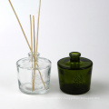 high quality cosmetic essential oil packaging round clear reed diffuser glass bottle